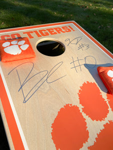 Black Friday:  Limited Edition Pro Cornhole Boards and Bags Signed by Trotter, Carter, Thomas and Woods