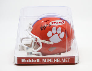 Riddell Mini Helmet Signed by Myles Murphy and Xavier Thomas